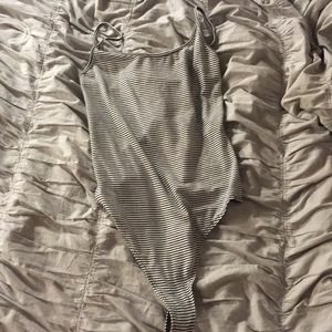 Brandy Melville striped body suit